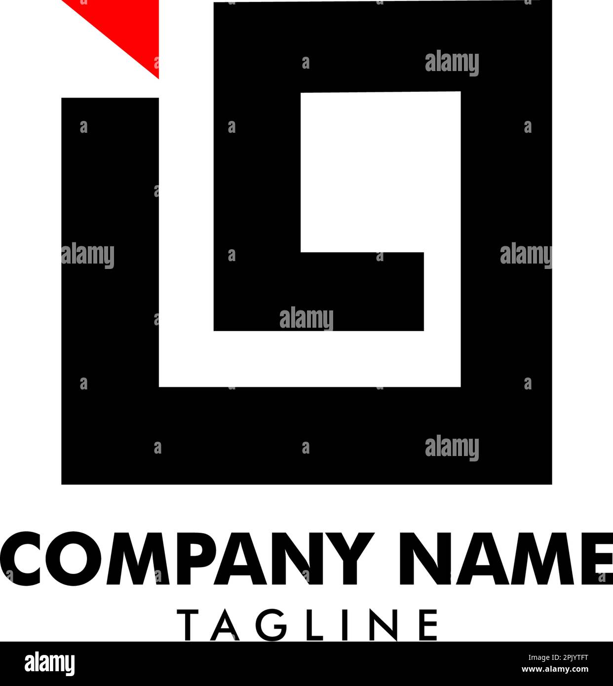 Conception initiale du modèle de logo Letter I9 Illustration de Vecteur