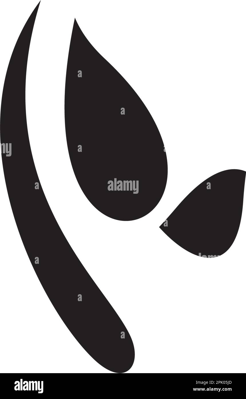 logo alien stylisé en forme d'icône vectorielle Illustration de Vecteur