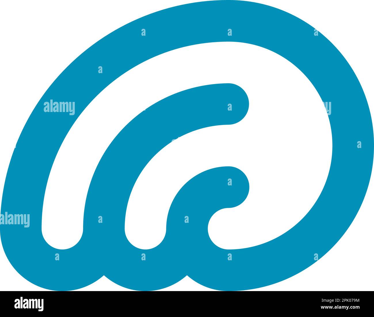 logo bleu à motif d'icône vectorielle Illustration de Vecteur