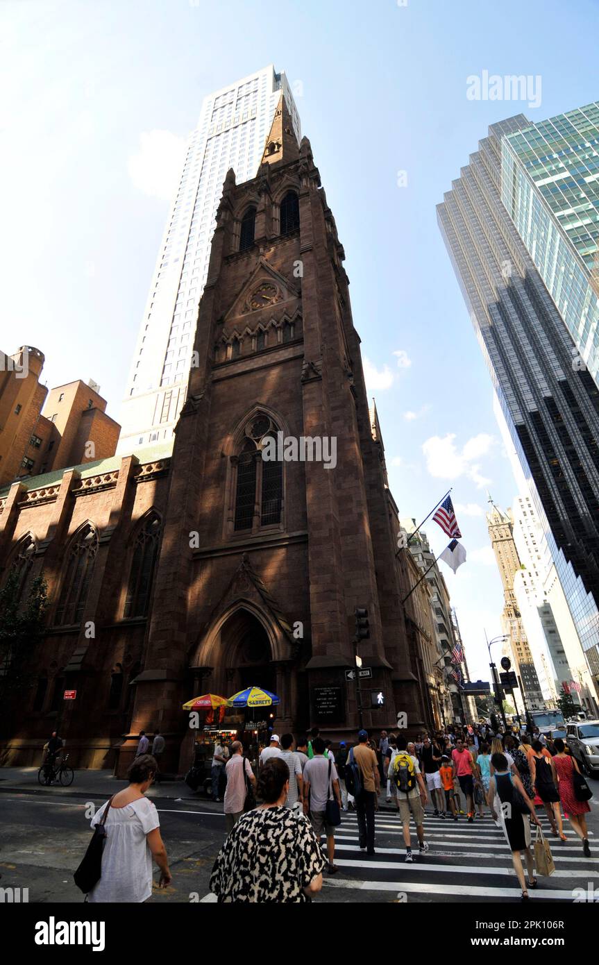 L'église presbytérienne de la Cinquième Avenue à Manhattan, New York, États-Unis. Banque D'Images