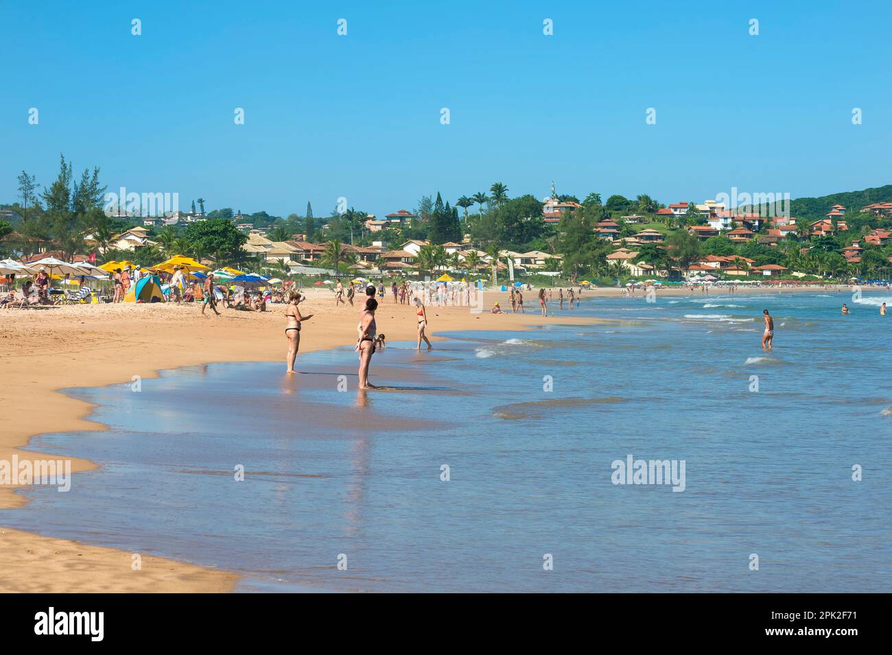 Plage de Geriba, Buzios, Rio de Janeiro, Brésil Banque D'Images