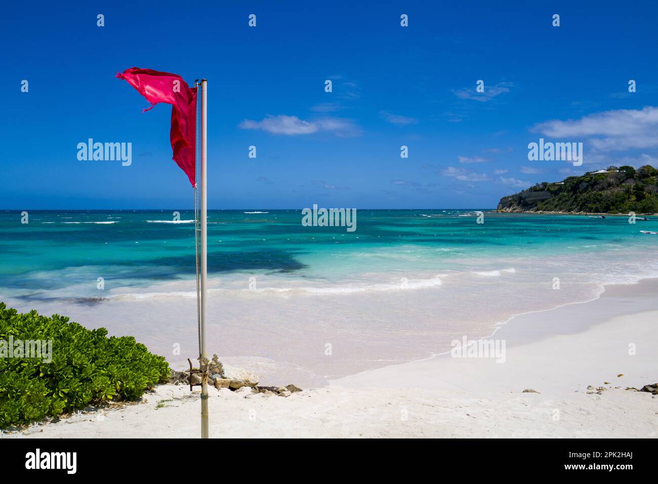 Ananas Beach Club long Bay Antigua Banque D'Images