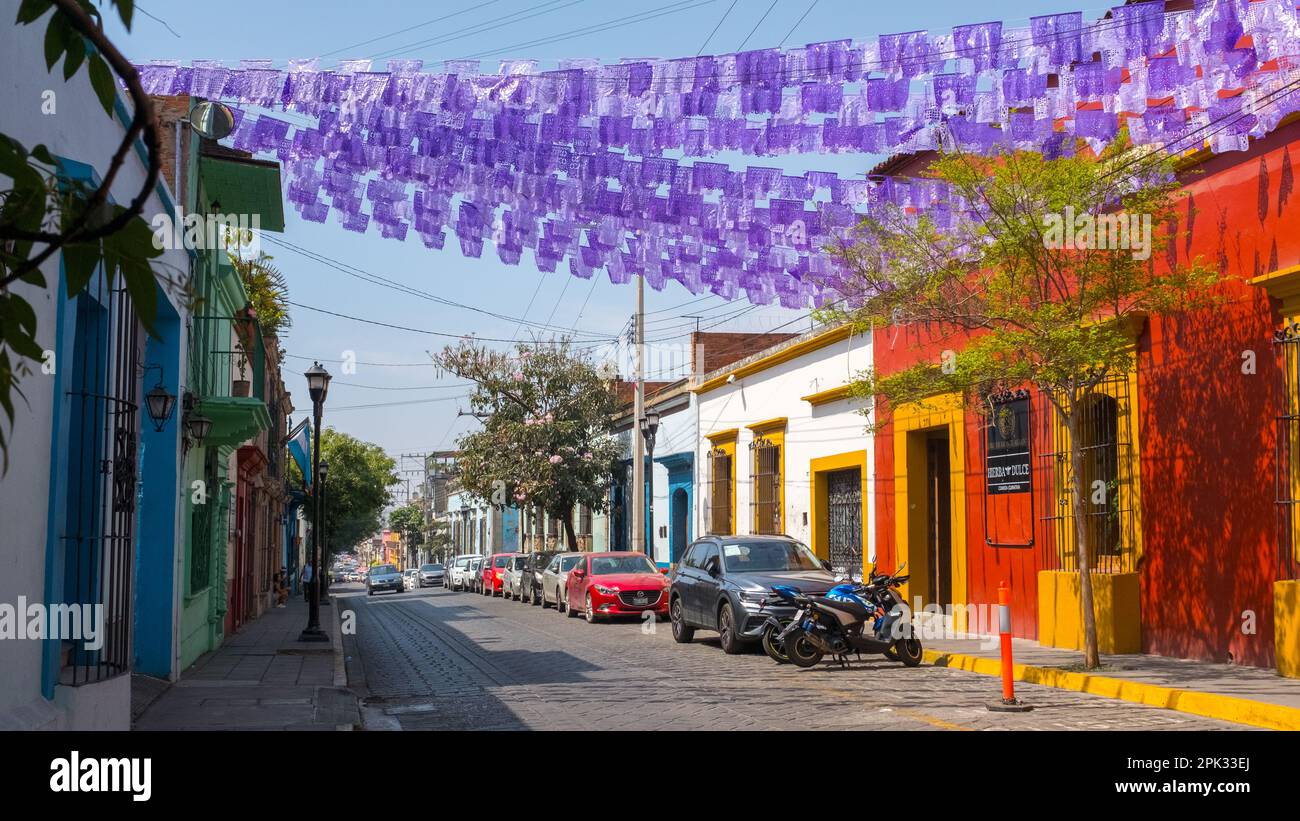 Centre historique d'Oaxaca, Oaxaca de Juarez, Mexique Banque D'Images