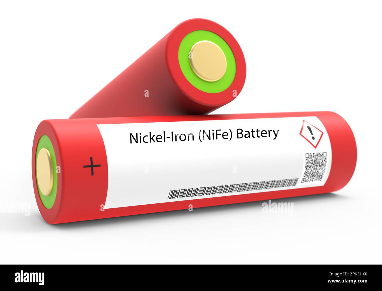 Batterie au nickel-fer (NiFe) Une batterie au nickel-fer est un type de  batterie rechargeable qui utilise le nickel et le fer comme matériaux  actifs. Il est couramment utilisé Photo Stock - Alamy