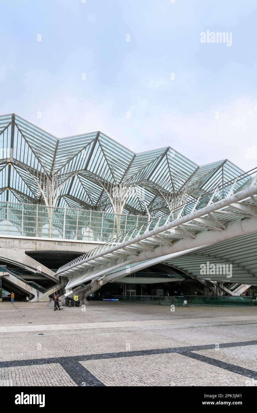 Gare Oriente de Lisbonne Banque D'Images