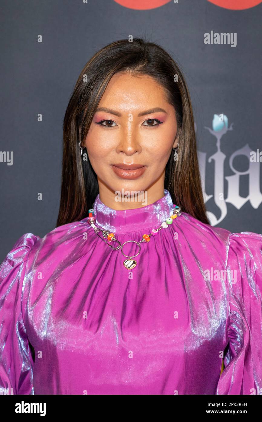 Las Vegas, États-Unis, 4 avril 2023 l'actrice Jessica Lee participe à la vidéo de musique de