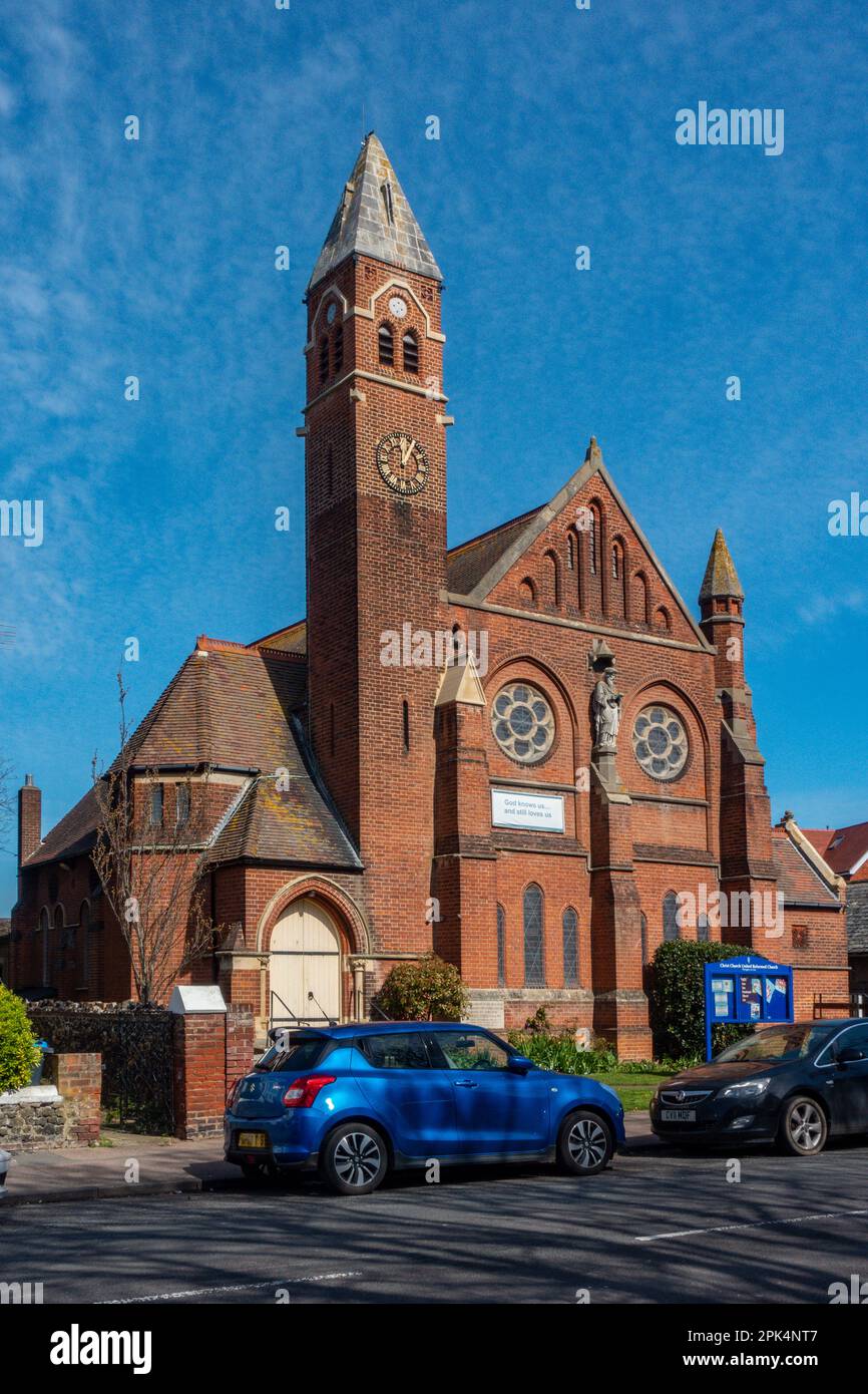 Christ Church,United,Reform,Church,Westgate Bay Avenue,Westgate on Sea,Thanet,Kent,Angleterre Banque D'Images