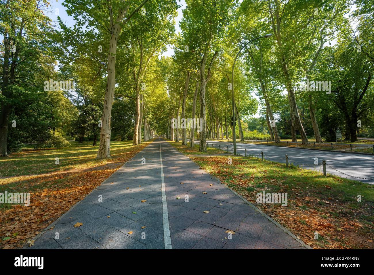 Treptower Park - Berlin, Allemagne Banque D'Images