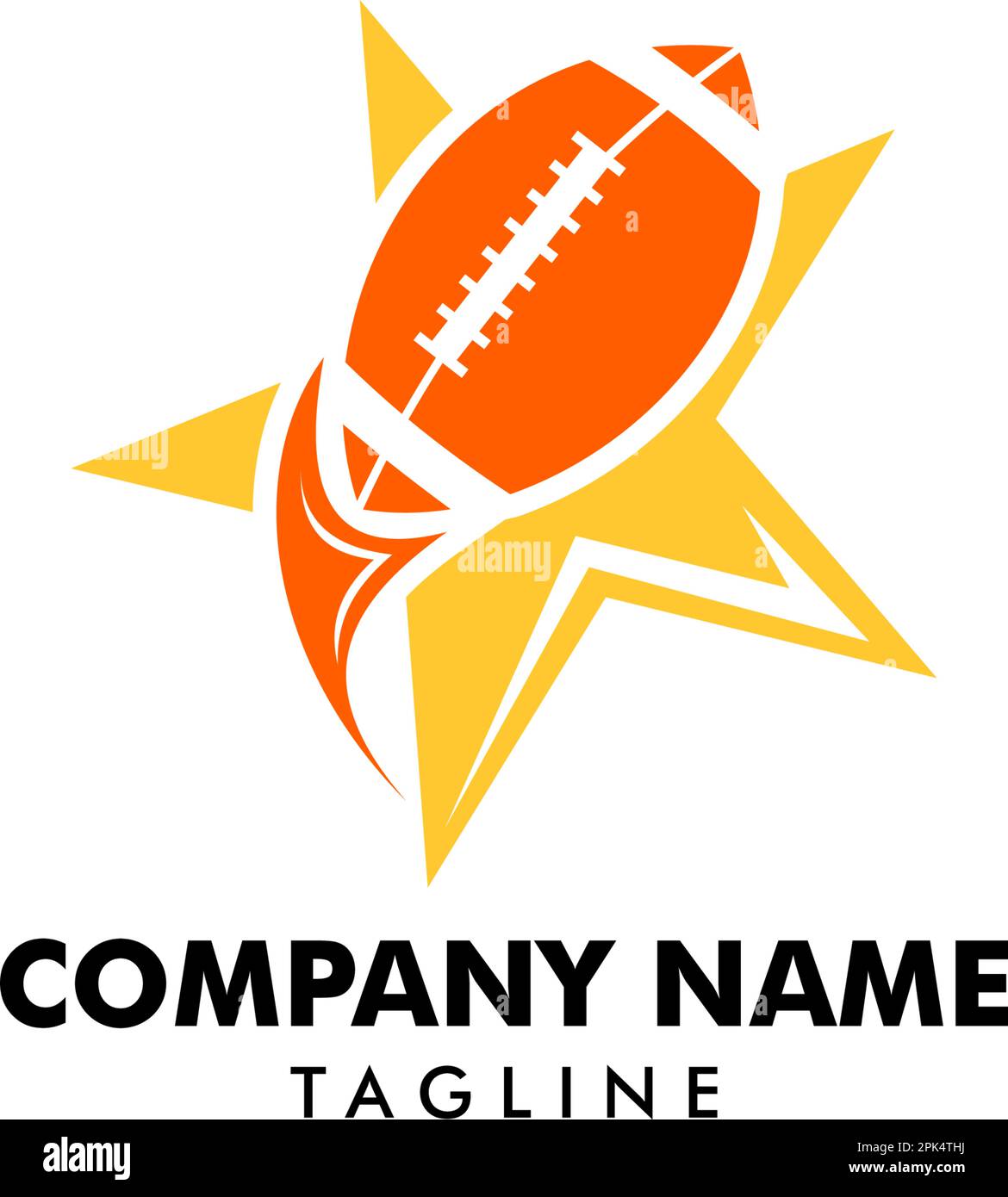 Modèle vectoriel de logo football Illustration de Vecteur