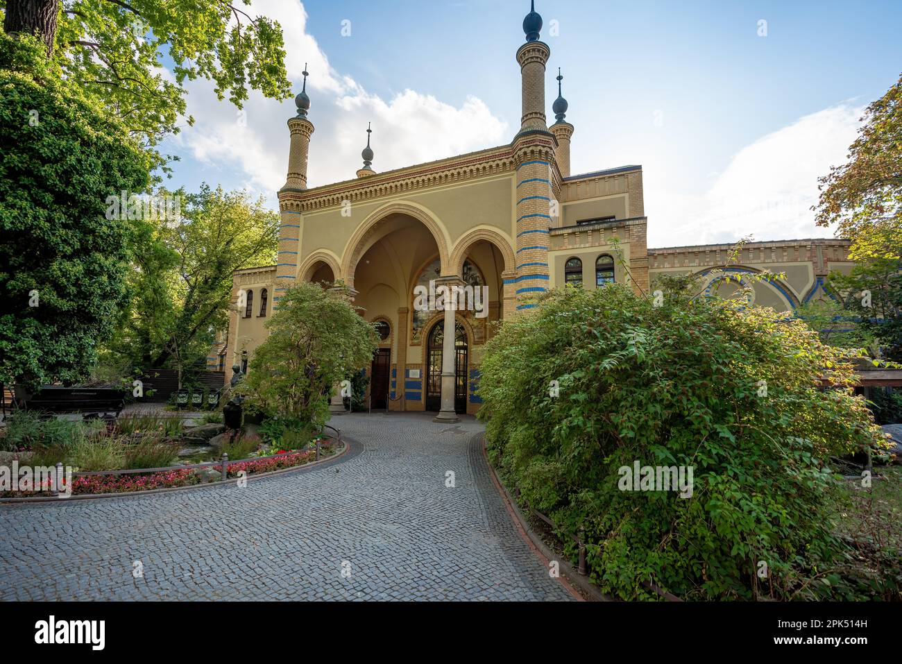 Maison antilope au zoo de Berlin - Berlin, Allemagne Banque D'Images