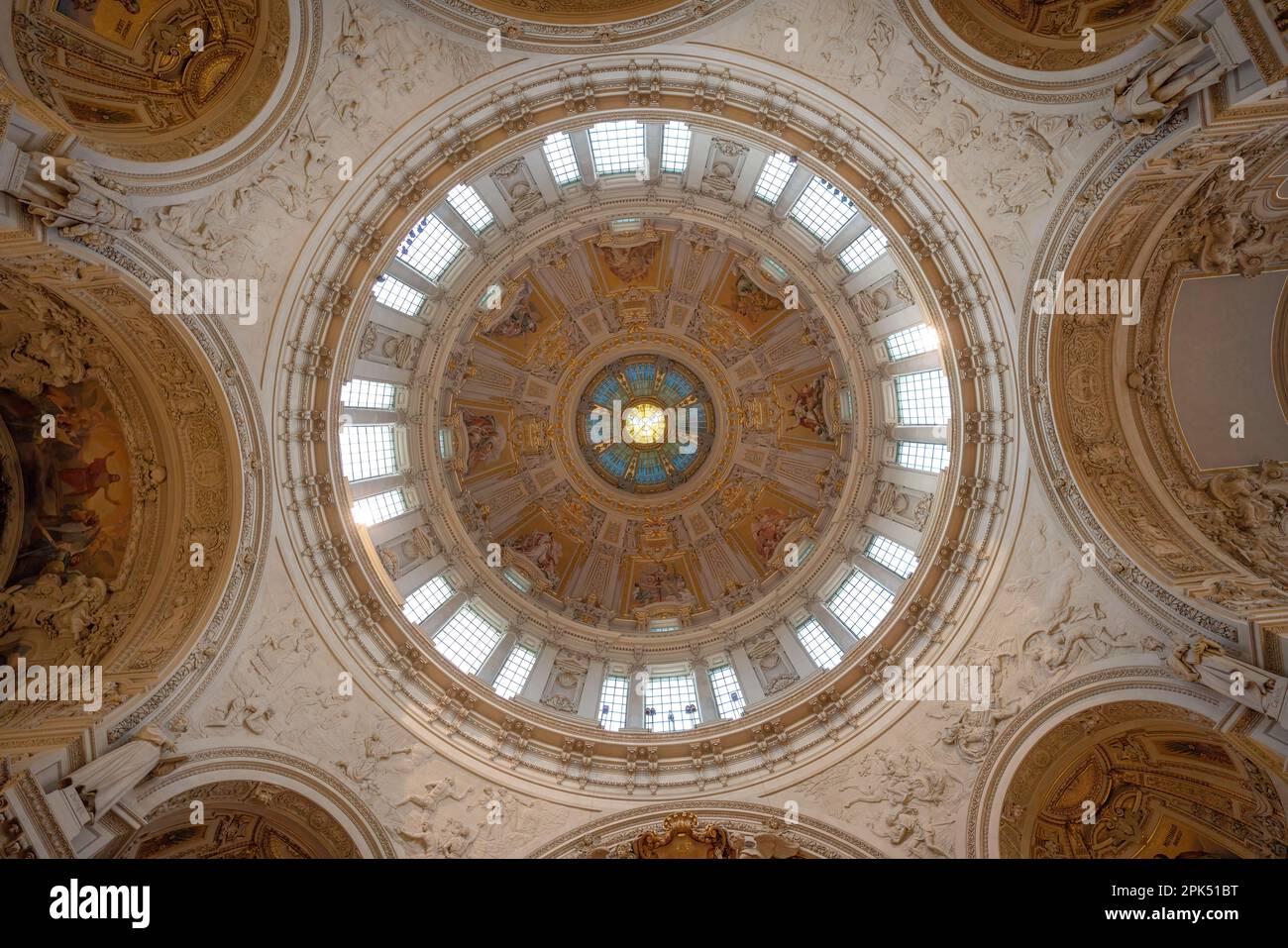 Plafond de la cathédrale de Berlin - Berlin, Allemagne Banque D'Images