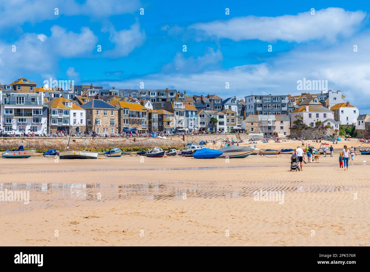 Harbour Sand, St Ives, Cornwall, Angleterre, Royaume-Uni, Europe Banque D'Images