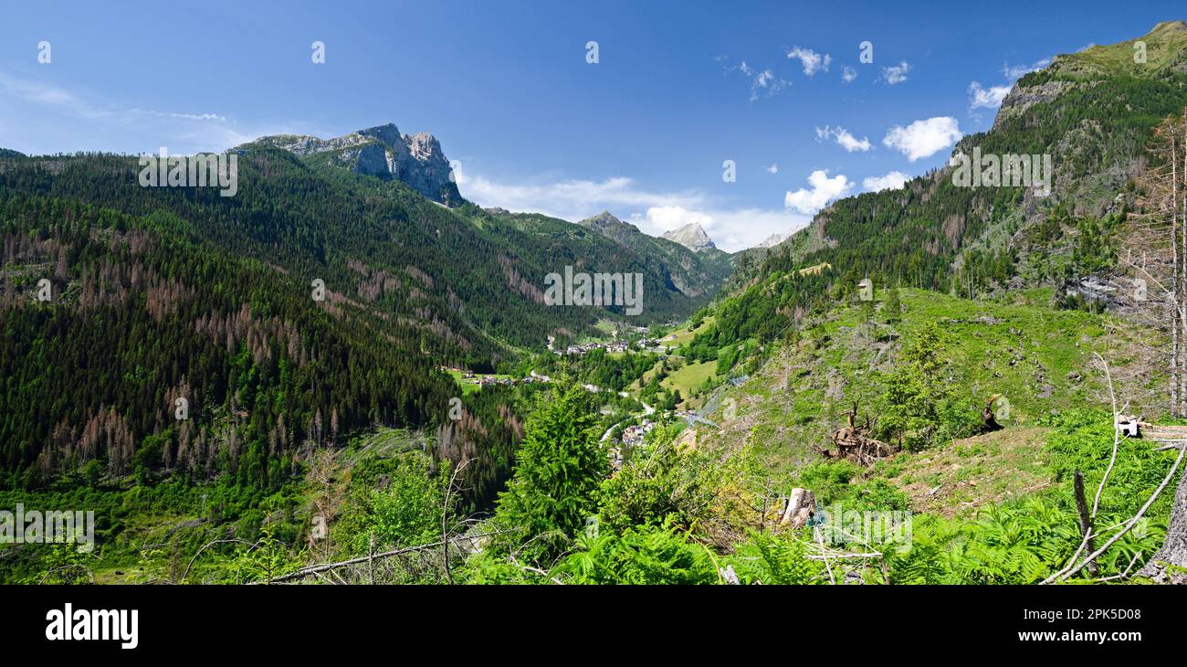 Dolomites majestueux, Vénétie, Italie Banque D'Images