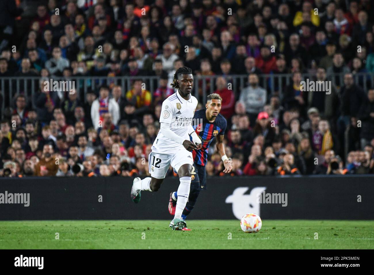 MADRID, ESPAGNE - MARS 5: Match entre le FC Barcelone et le Real Madrid CF dans le cadre de la demi-finale (étape 2 de 2) de Copa Del Rey au stade Spotify Camp Nou, sur 5 mars 2023, à Barcelone, Espagne. (Photo de Sara Aribó/PxImages) Banque D'Images