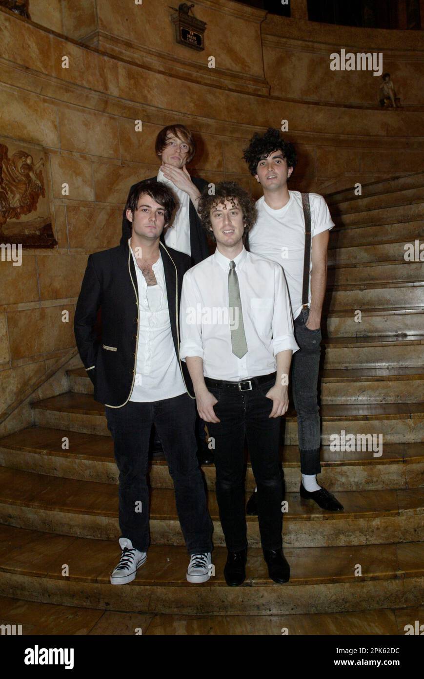 Les membres du groupe Red Riders au film Extra Filmink Awards 2007. The ...