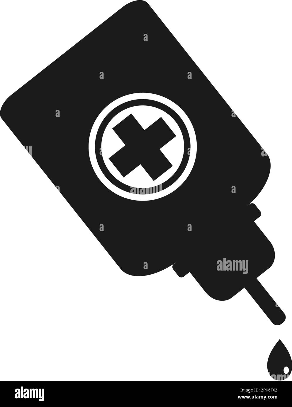 Icône de la pipette. Illustration du symbole EPS vectoriel modifiable. Illustration de Vecteur