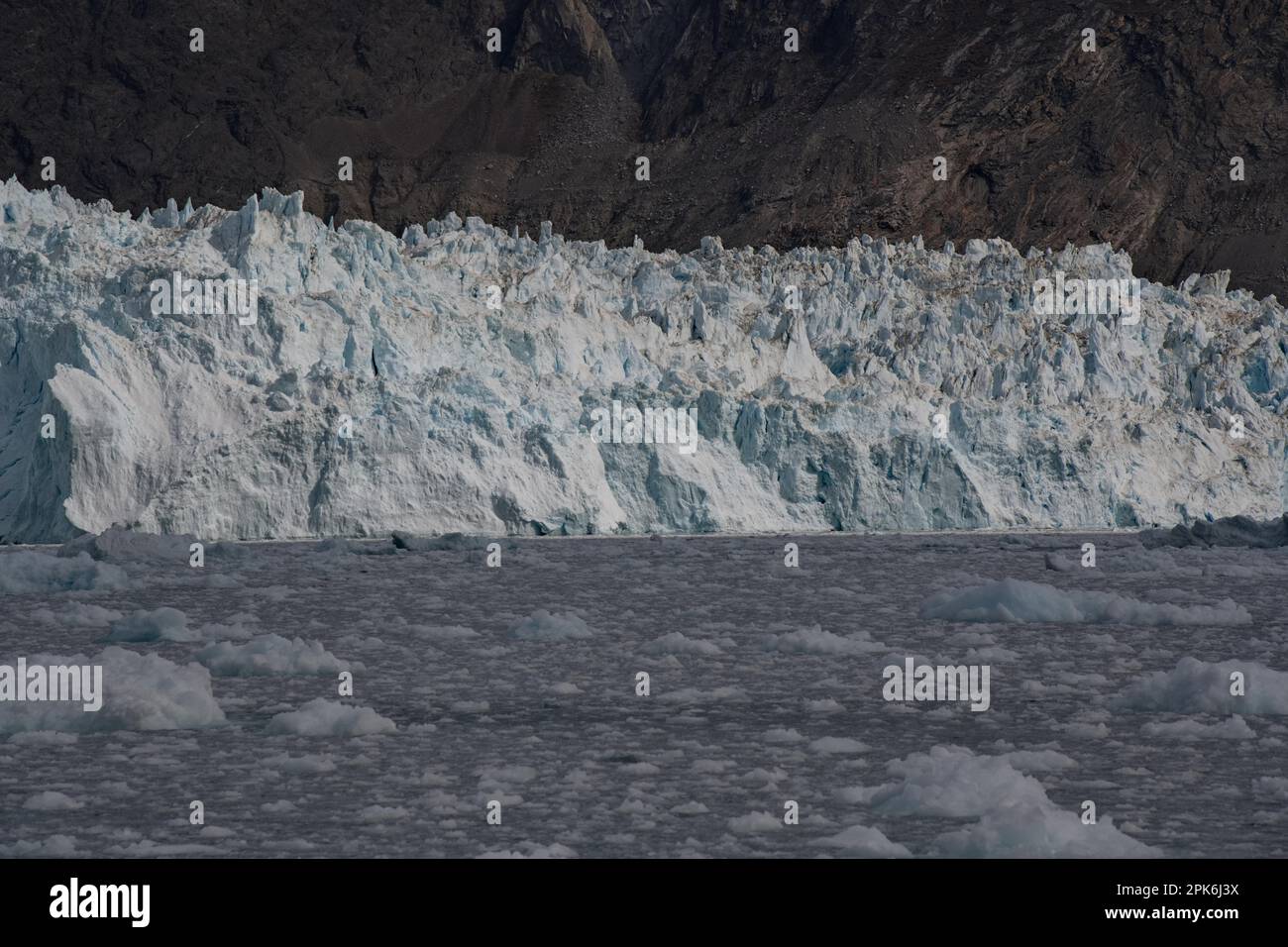 Glacier Eqip Sermia à Disko Bay, Groenland, Danemark, Amérique du Nord Banque D'Images