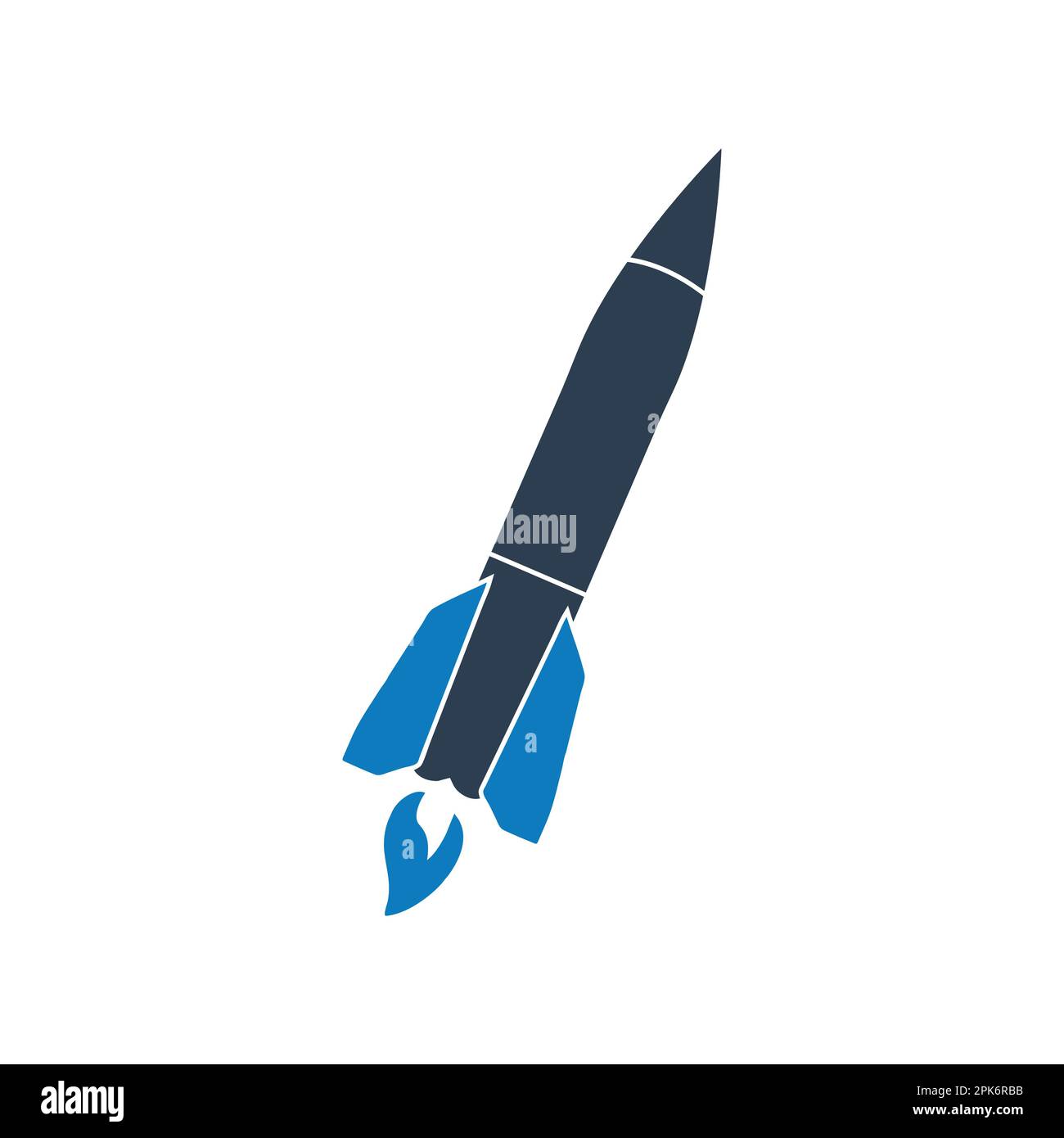 Icône missile. Illustration du symbole EPS vectoriel modifiable. Illustration de Vecteur