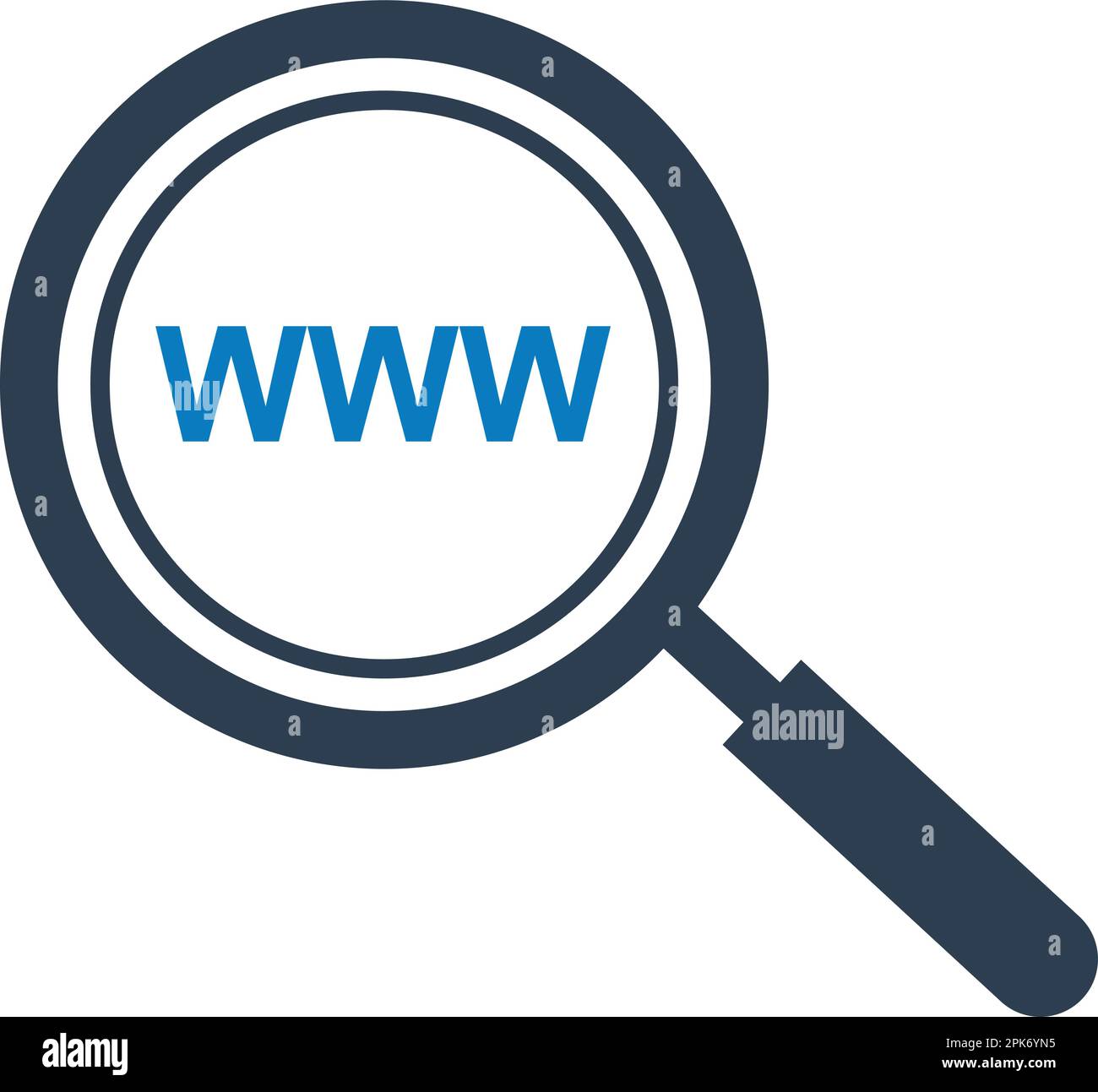 Icône Rechercher sur le site Web. EPS vectoriel de style plat. Illustration de Vecteur