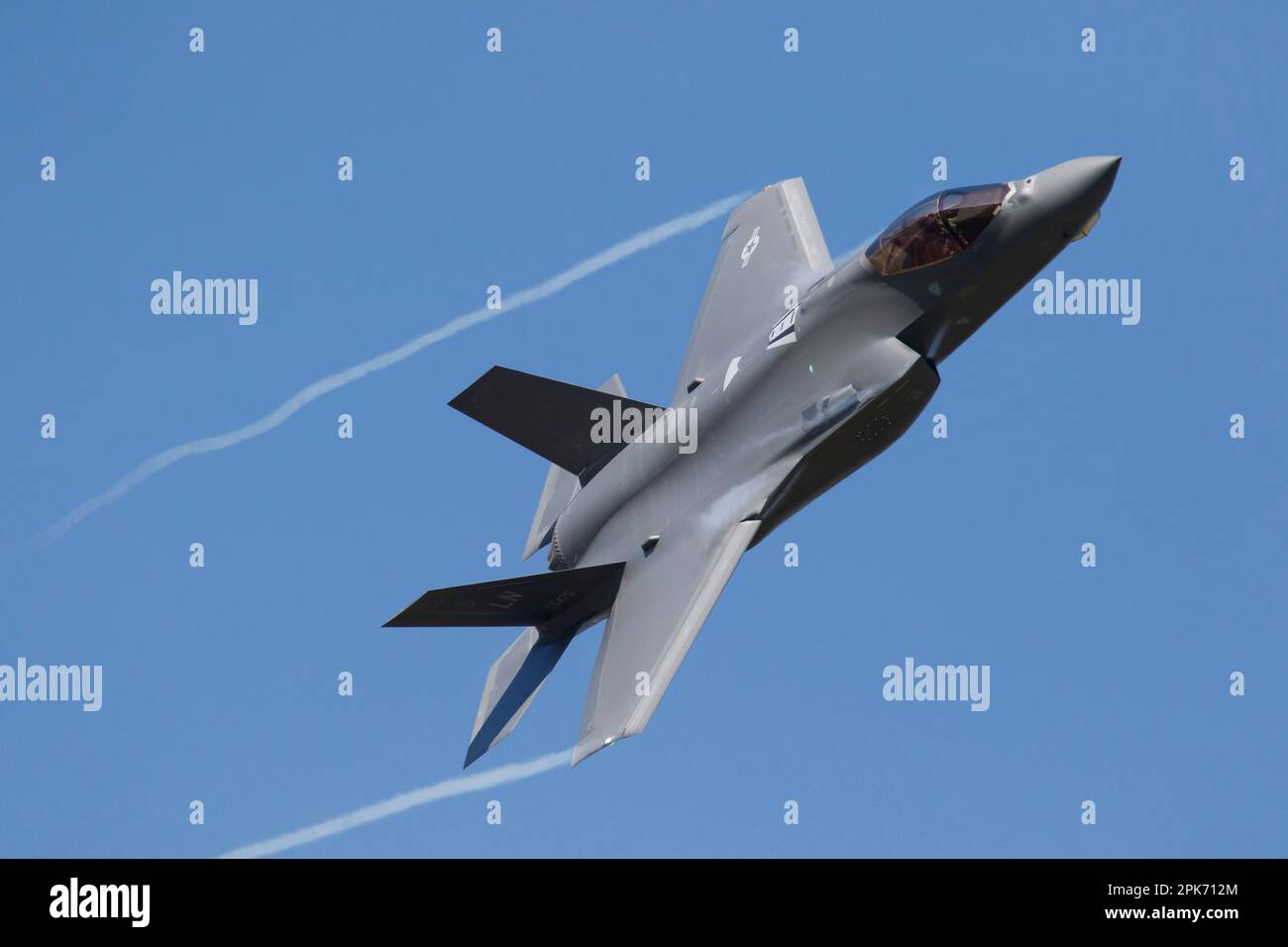 F-35A décollage de RAF Lakenheath dans le Suffolk Angleterre, 4th avril 2023 Banque D'Images