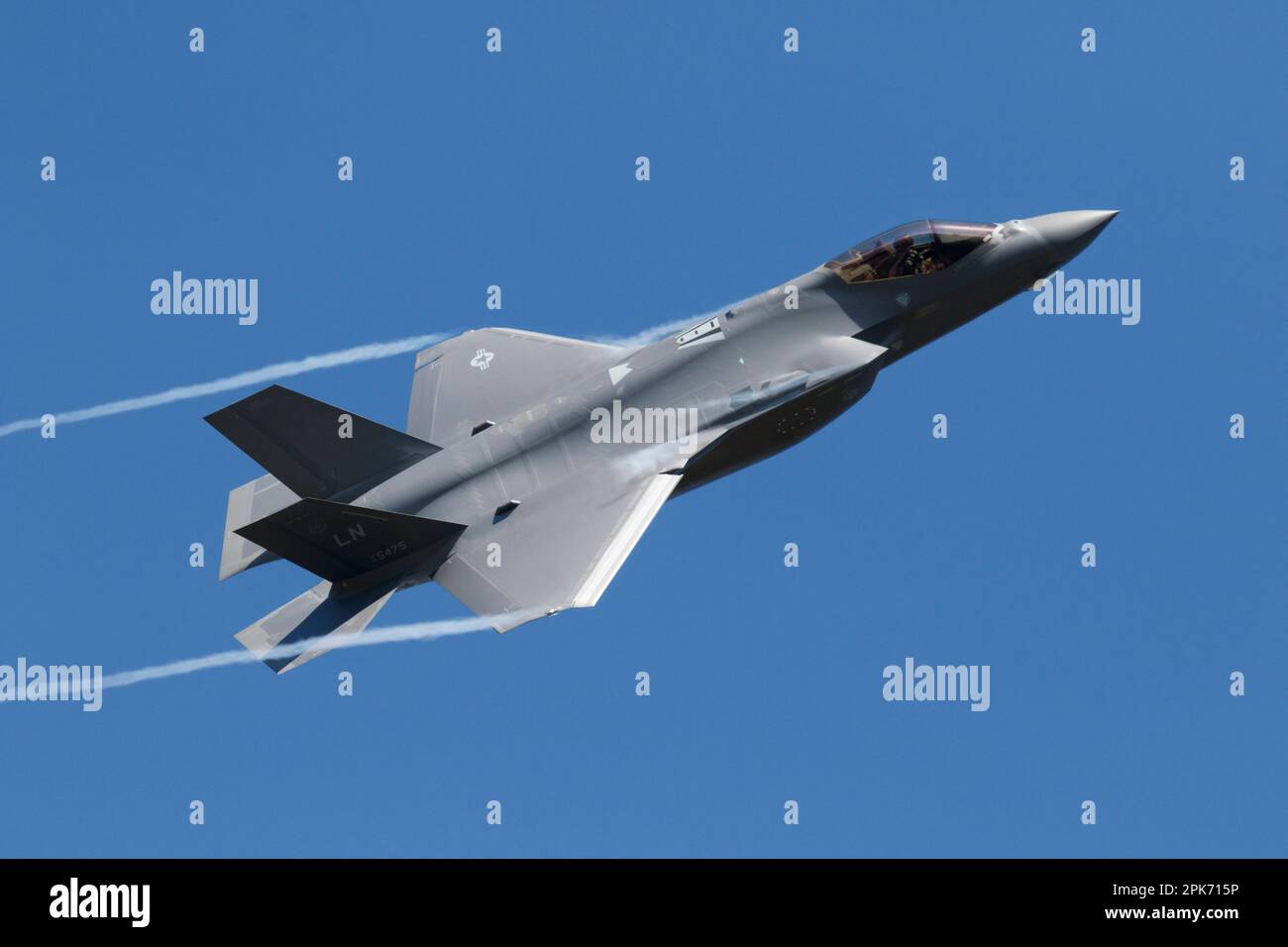 F-35A décollage de RAF Lakenheath dans le Suffolk Angleterre, 4th avril 2023 Banque D'Images