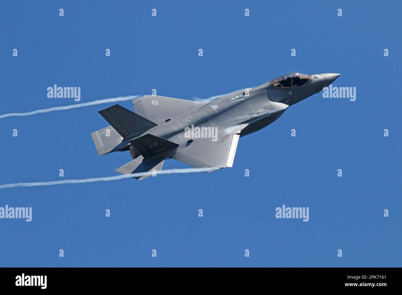 F-35A décollage de RAF Lakenheath dans le Suffolk Angleterre, 4th avril 2023 Banque D'Images