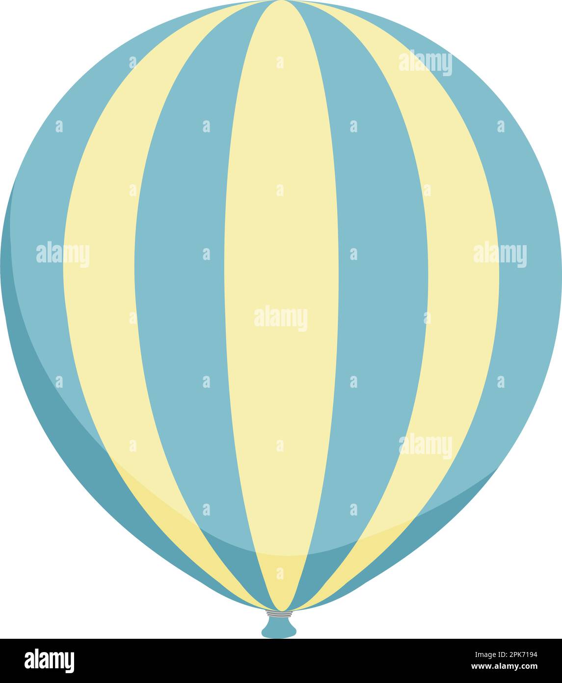 Illustration du ballon en caoutchouc avec motif simple Illustration de Vecteur