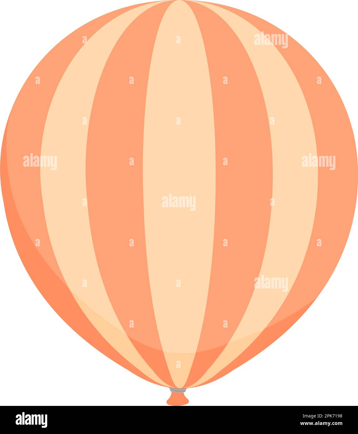 Illustration du ballon en caoutchouc avec motif simple Illustration de Vecteur