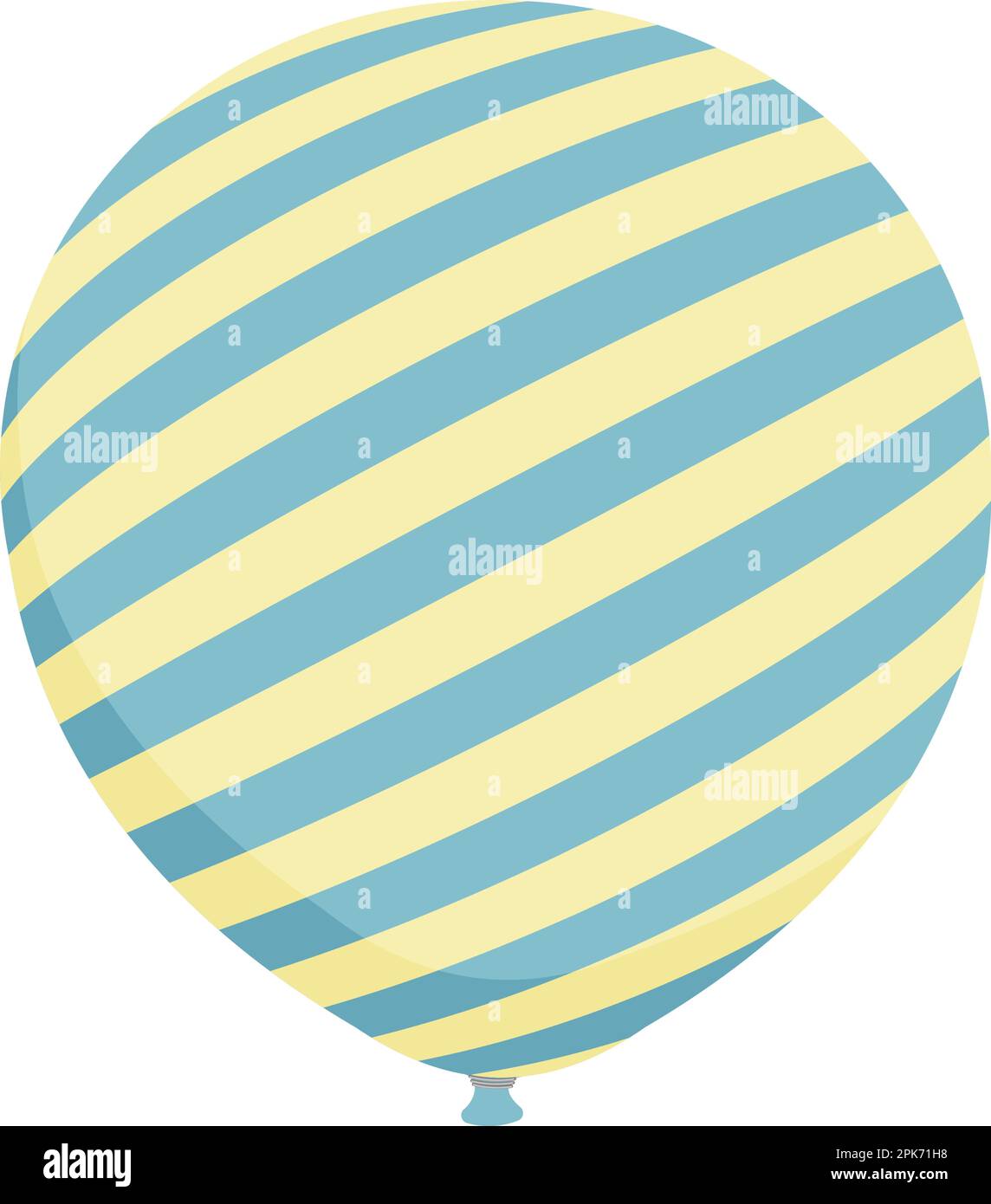 Illustration du ballon en caoutchouc avec motif simple Illustration de Vecteur