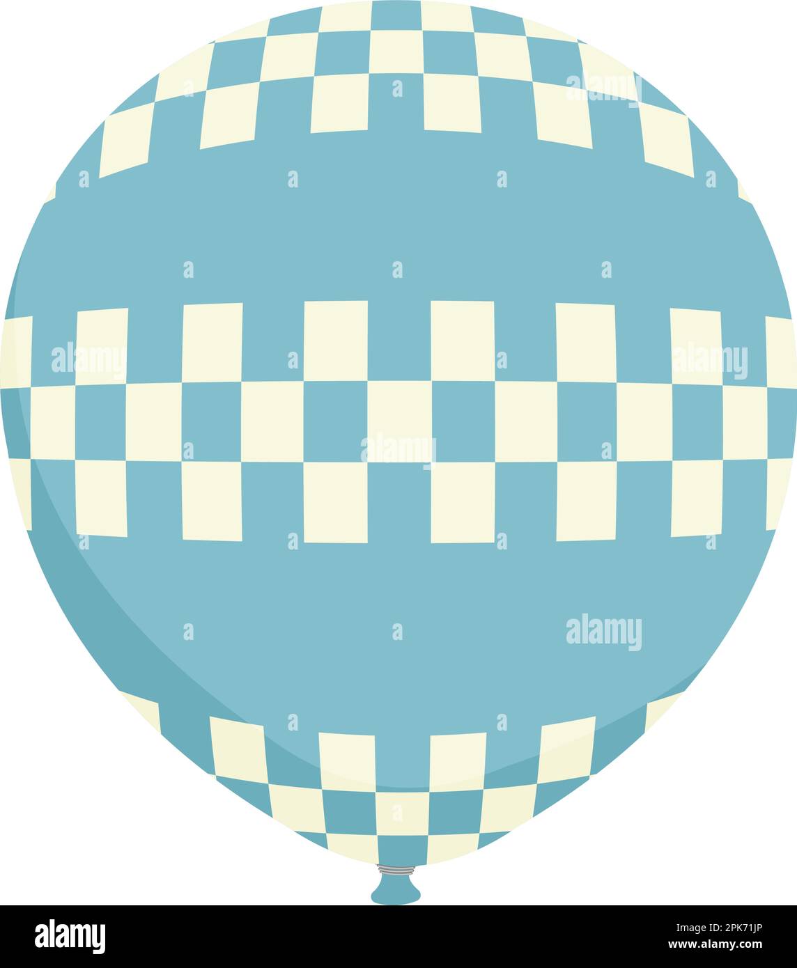 Illustration du ballon en caoutchouc avec motif simple Illustration de Vecteur
