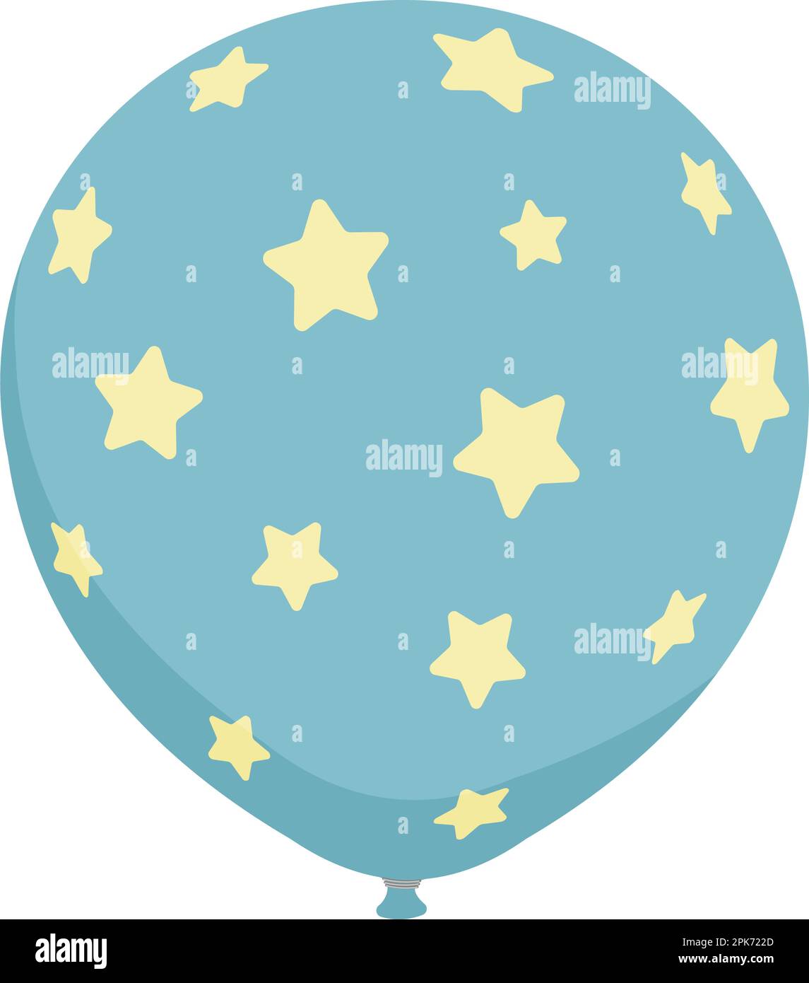 Illustration du ballon en caoutchouc avec motif simple Illustration de Vecteur