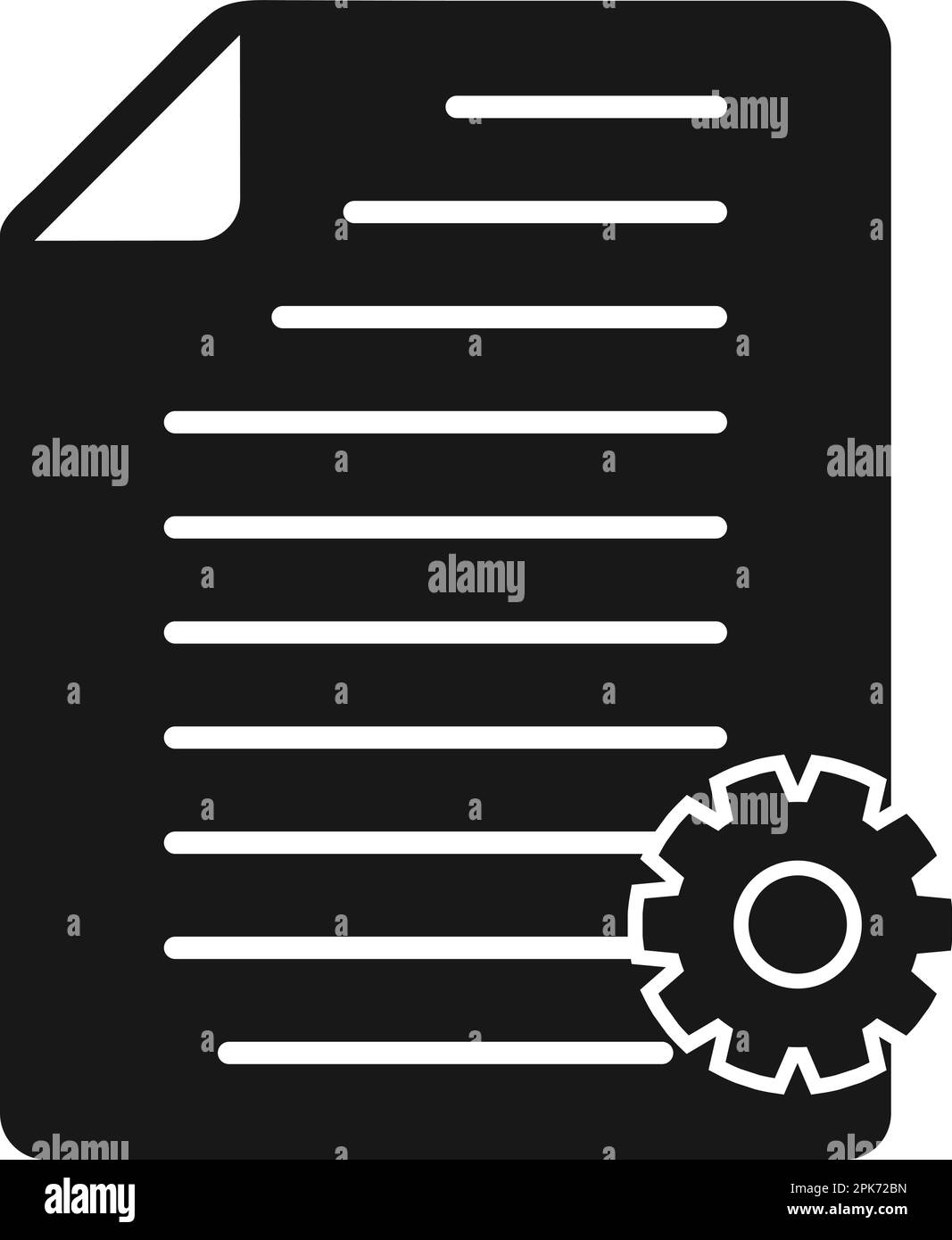 Icône document technique. EPS vectoriel de style plat. Illustration de Vecteur