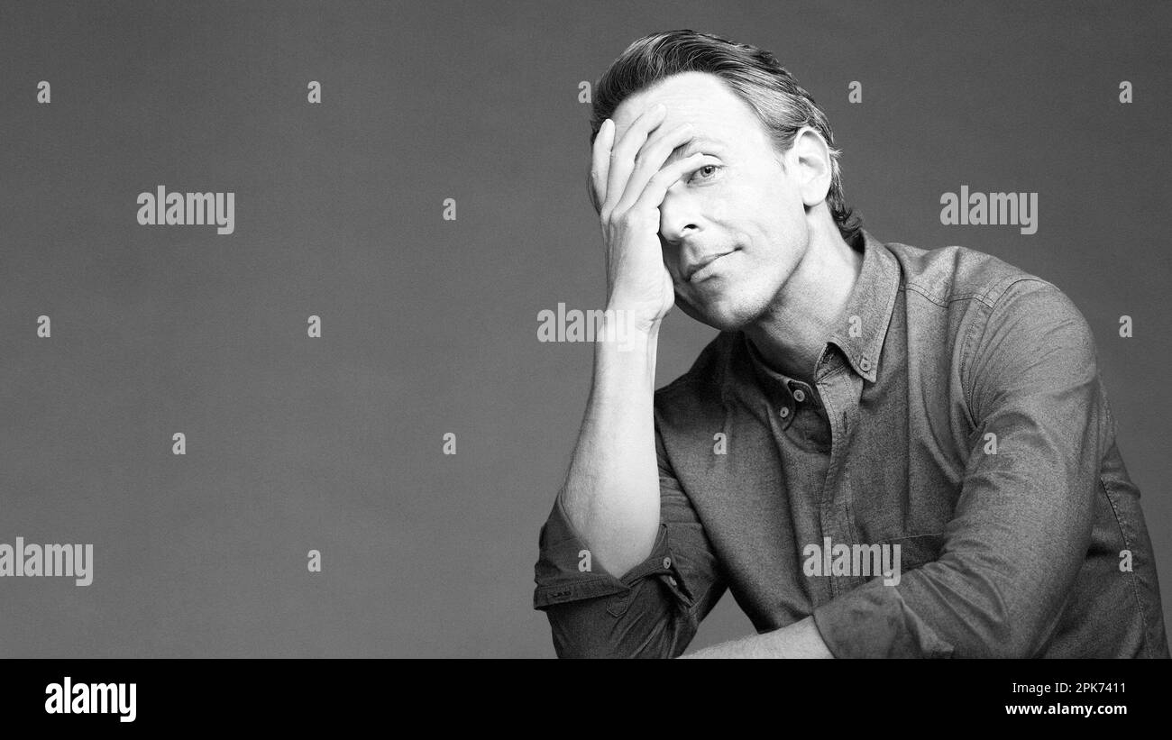 SETH MEYERS EN FIN DE SOIRÉE AVEC SETH MEYERS (2014), DIRIGÉ PAR ALEXANDER J. VIETMEIER. Crédit: NBC UNIVERSAL TELEVISION / Album Banque D'Images