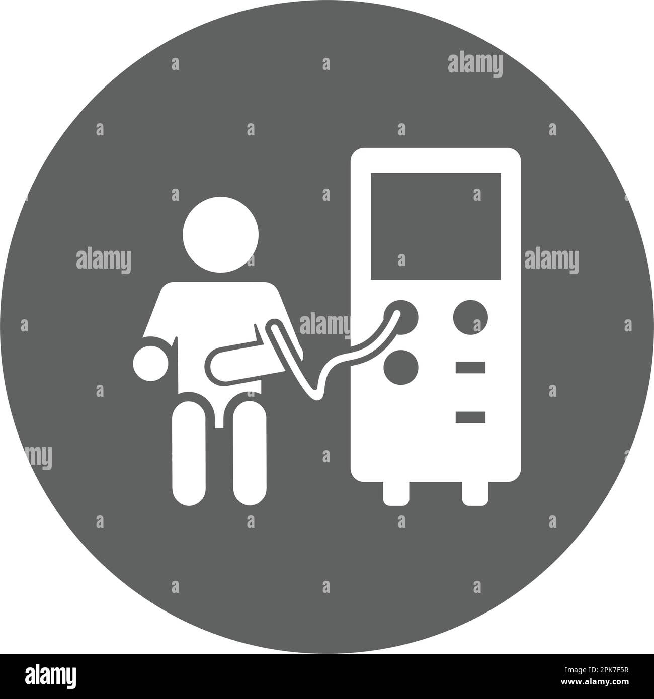 Icône dialyse, maladie, hémodialyse. Design élégant et vecteur entièrement modifiable pour une utilisation commerciale, des fichiers imprimés et des présentations, Promotional Mate Illustration de Vecteur