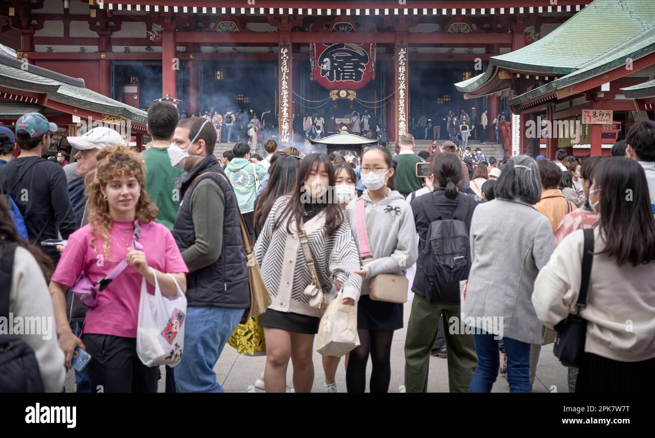 Asakusa Sensoji Temple, Banque D'Images