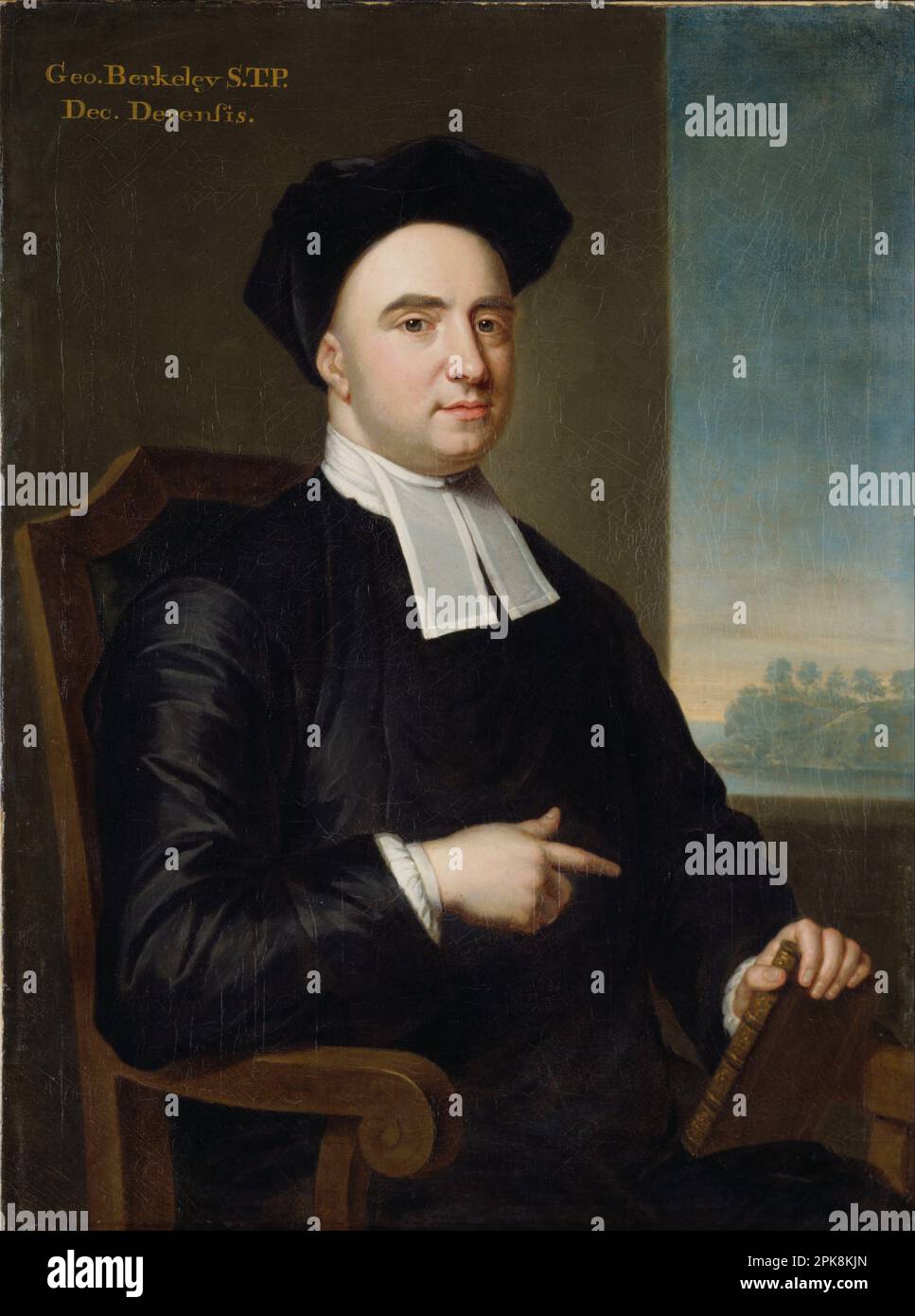 Évêque George Berkeley 1727 ? Par John Smithbert Banque D'Images
