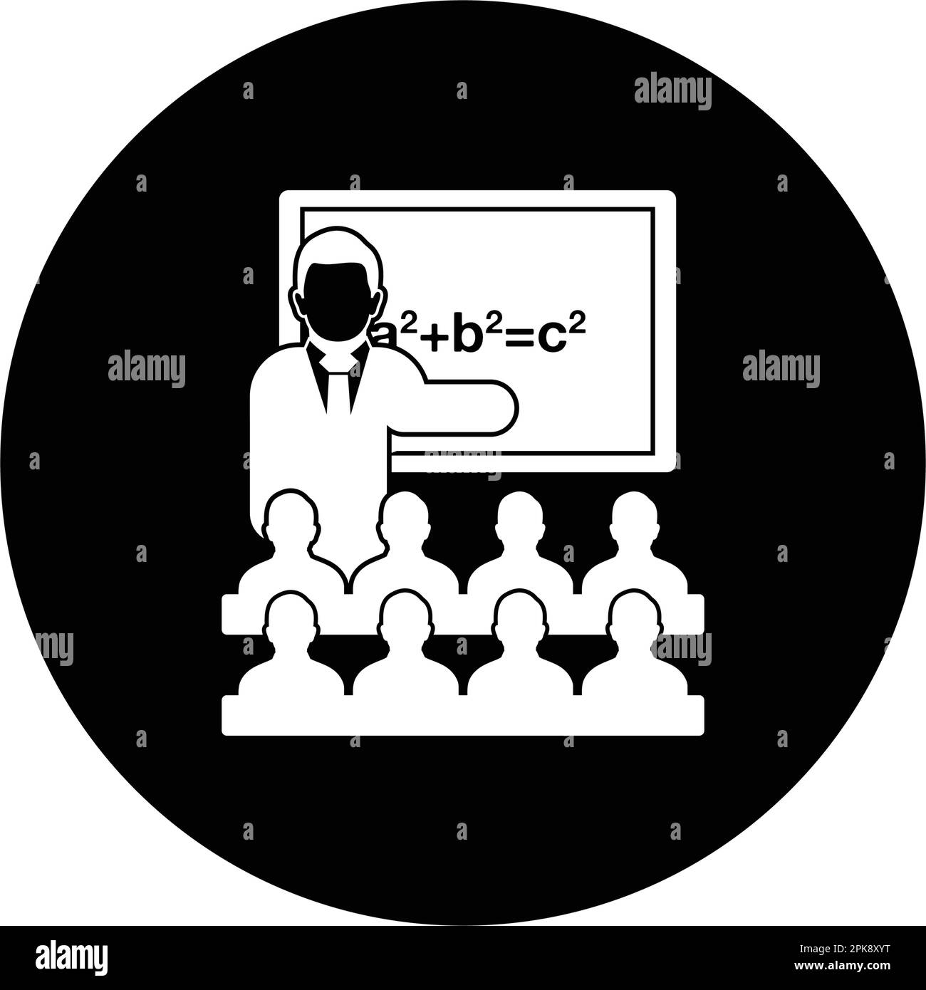 Illustration du symbole EPS vectoriel modifiable de la classe et de la présentation universitaires. Illustration de Vecteur