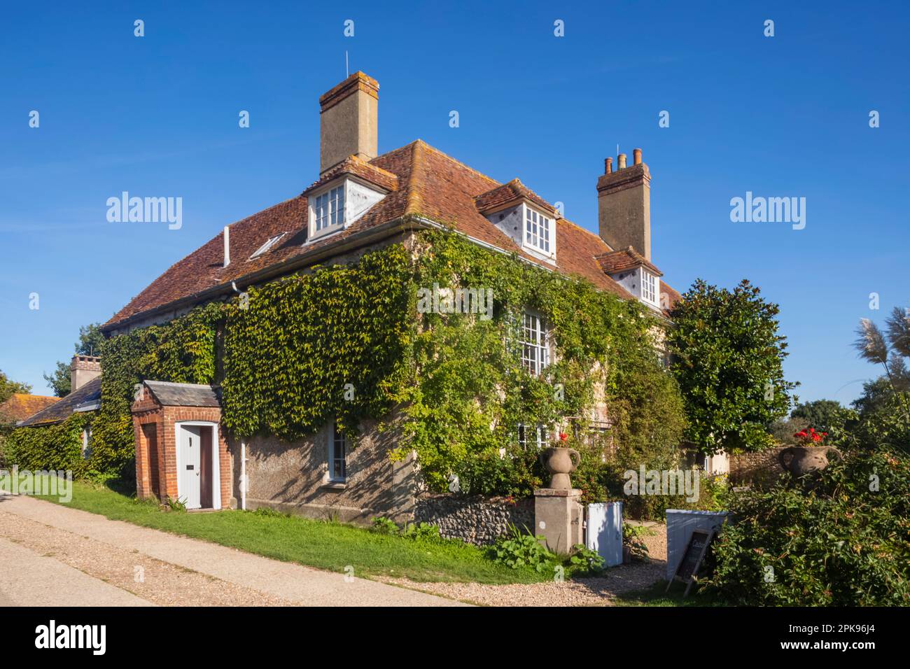 Angleterre, East Sussex, Firle, West Firle, Charleston House, La maison de Vanessa Bell et Duncan Grant Banque D'Images