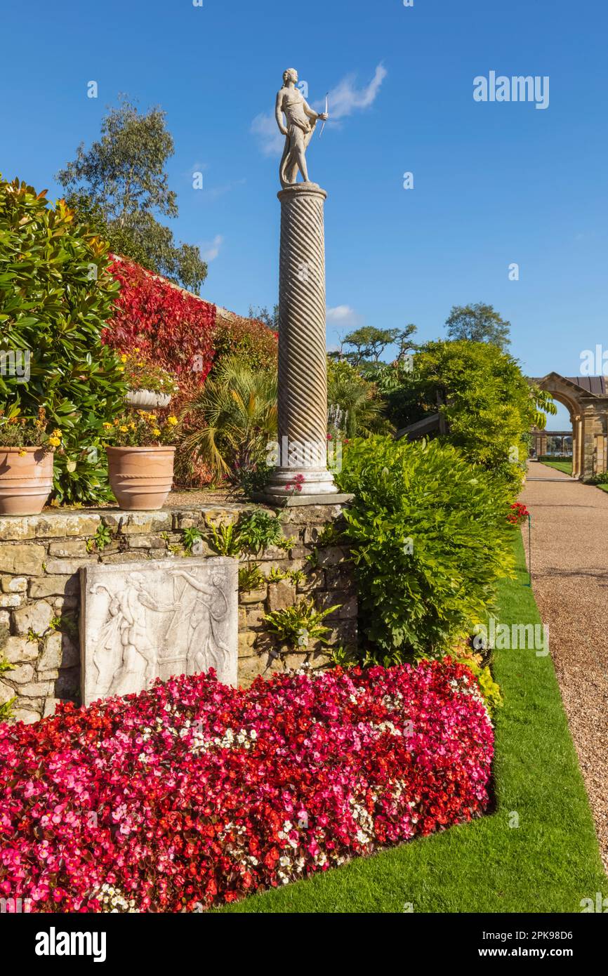 Angleterre, Kent, Hever, Château de Hever, les jardins italiens Banque D'Images