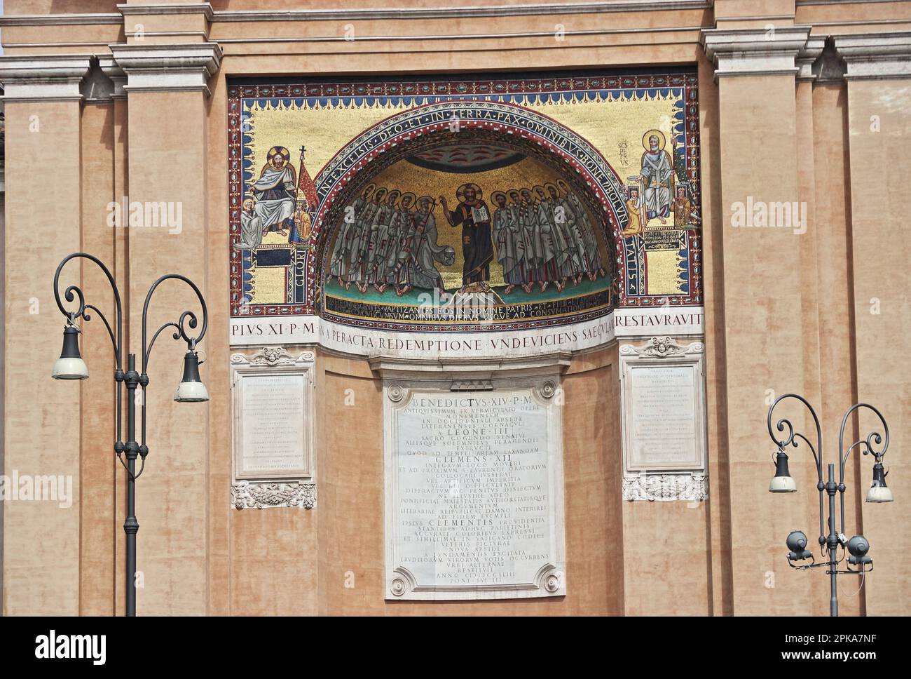 L'archibasilique Saint-Jean-de-Latran à Rome, Italie Banque D'Images