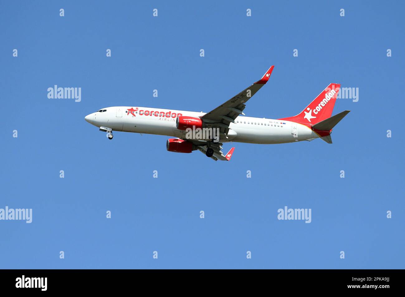 21.08.2022, Allemagne, Basse-Saxe, Hanovre - Boeing 737 de Corendon Airlines. 00S220821D502CAROEX.JPG [AUTORISATION DU MODÈLE : NON APPLICABLE, DÉCHARGE DE PROPRIÉTÉ Banque D'Images