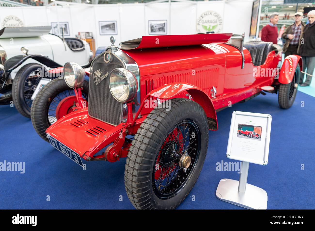 An 1931 Alfa Romeo 6C 1750 Grand Turismo au Classic car Show de Londres Banque D'Images