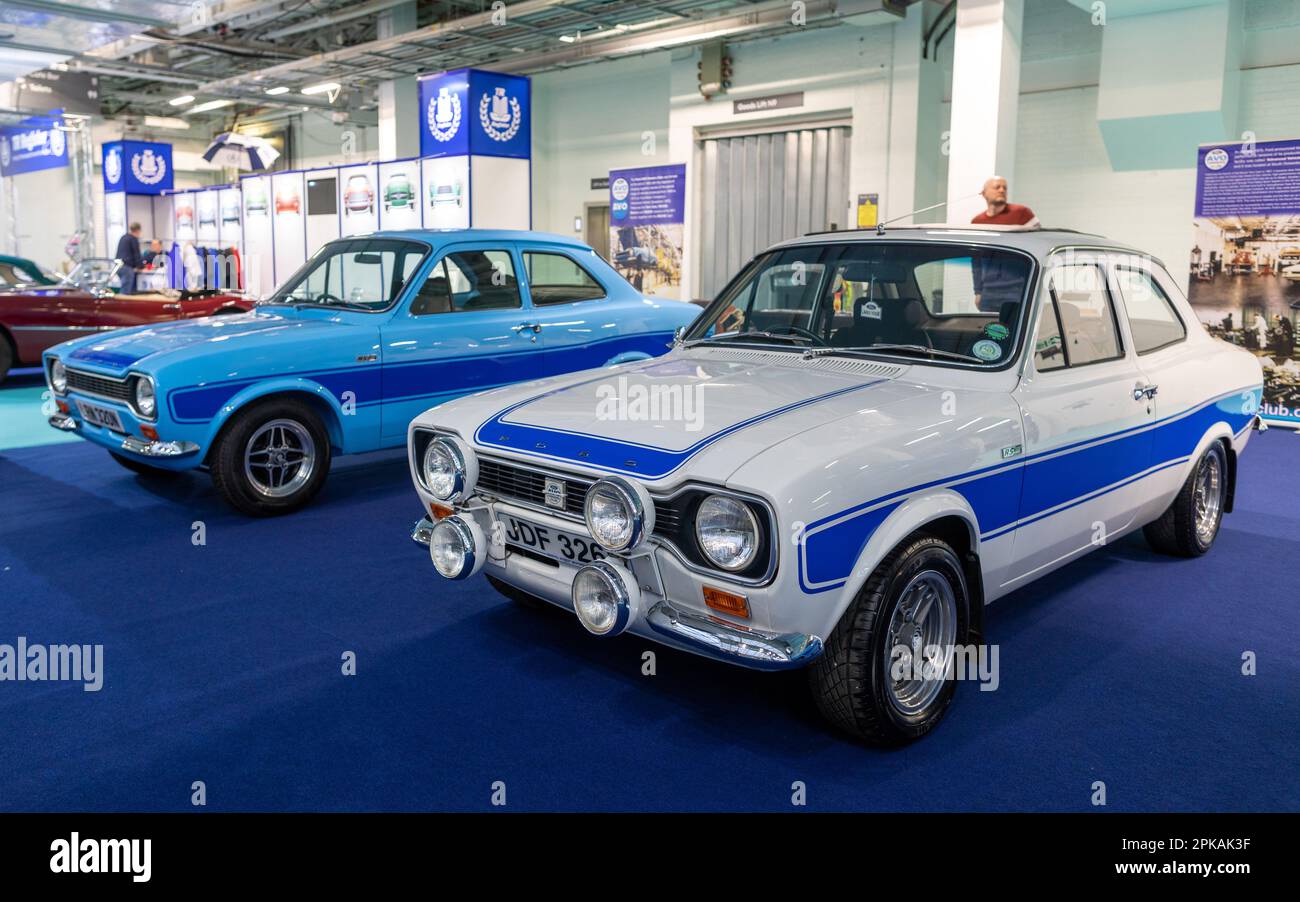 Ford Escorts RS 2000 The Classic car Show Londres Banque D'Images