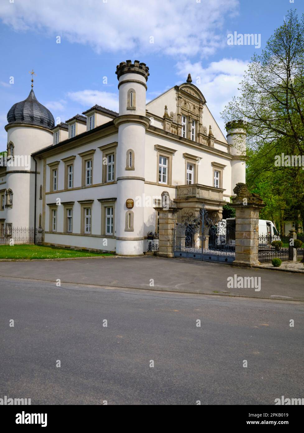 Château à Ditterswind, commune du marché Maroldsweisach, quartier Haßfurt, Basse-Franconie, Franconie, Bavière, Allemagne Banque D'Images