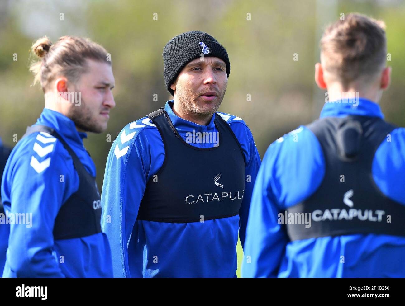 Lois Maynard du club de football de la Oldham Athletic Association lors de l'entraînement athlétique d'Oldham à Chapel Road, Oldham, le jeudi 6th avril 2023. (Photo : Eddie Garvey | ACTUALITÉS MI) Credit : ACTUALITÉS MI et sport /Actualités Alay Live Banque D'Images