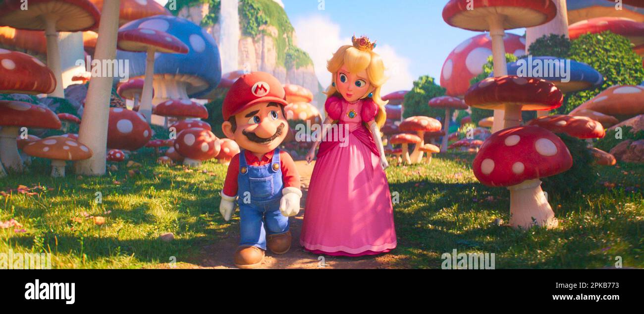 LE SUPER MARIO BROS. FILM, de gauche à droite : Mario (voix : Chris