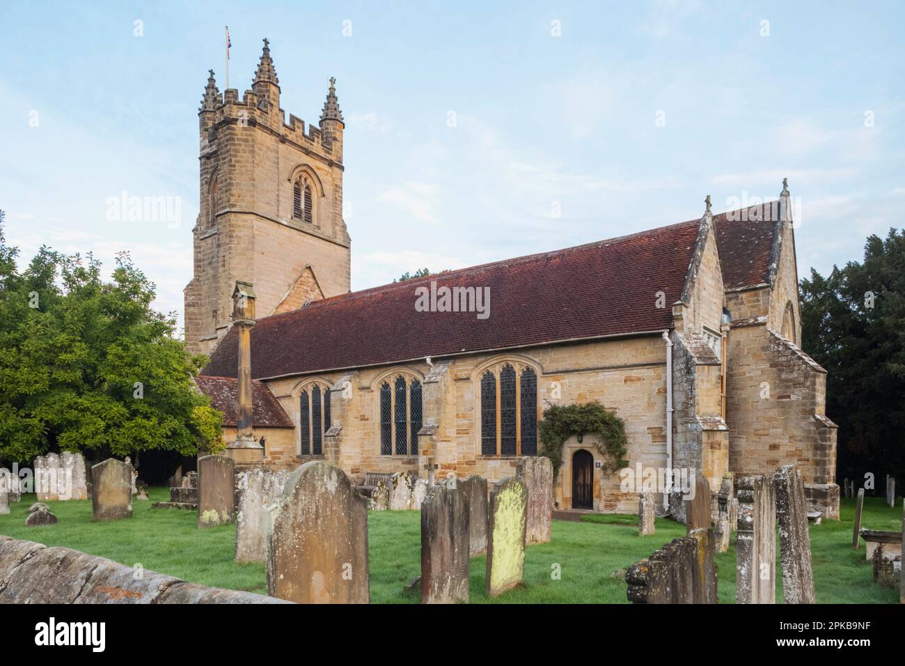 Angleterre, Kent, Edenbridge, Chiddingstone, Chiddingstone Church, Sainte-Marie l'église de la Vierge Banque D'Images