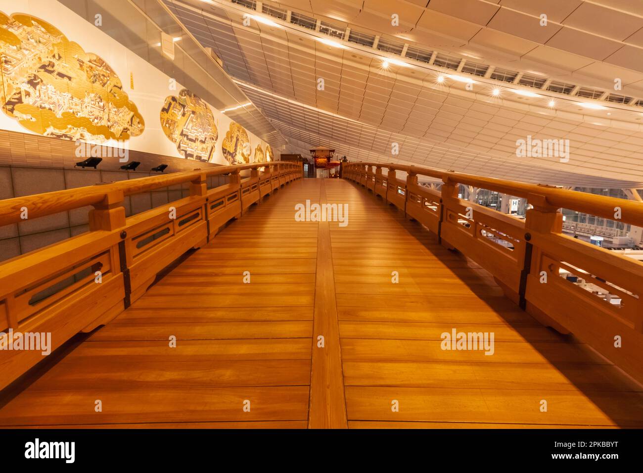 Japon, Honshu, Tokyo, aéroport international de Haneda, vue sur l'intérieur Banque D'Images