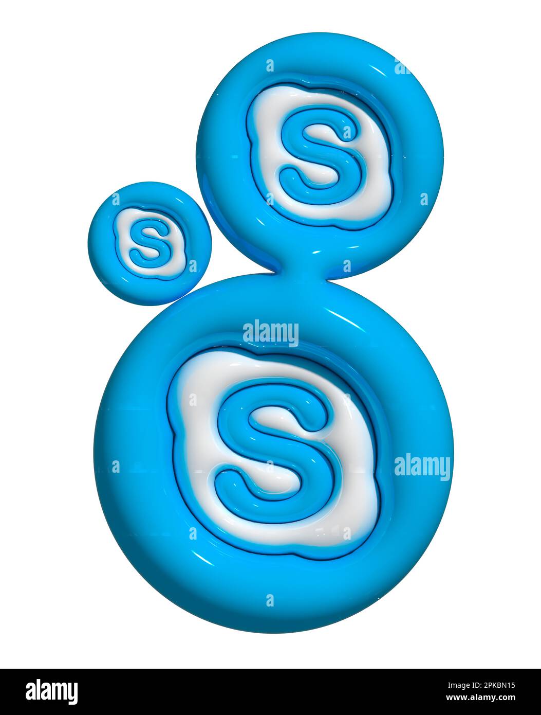 logo de l'application de médias sociaux Banque D'Images