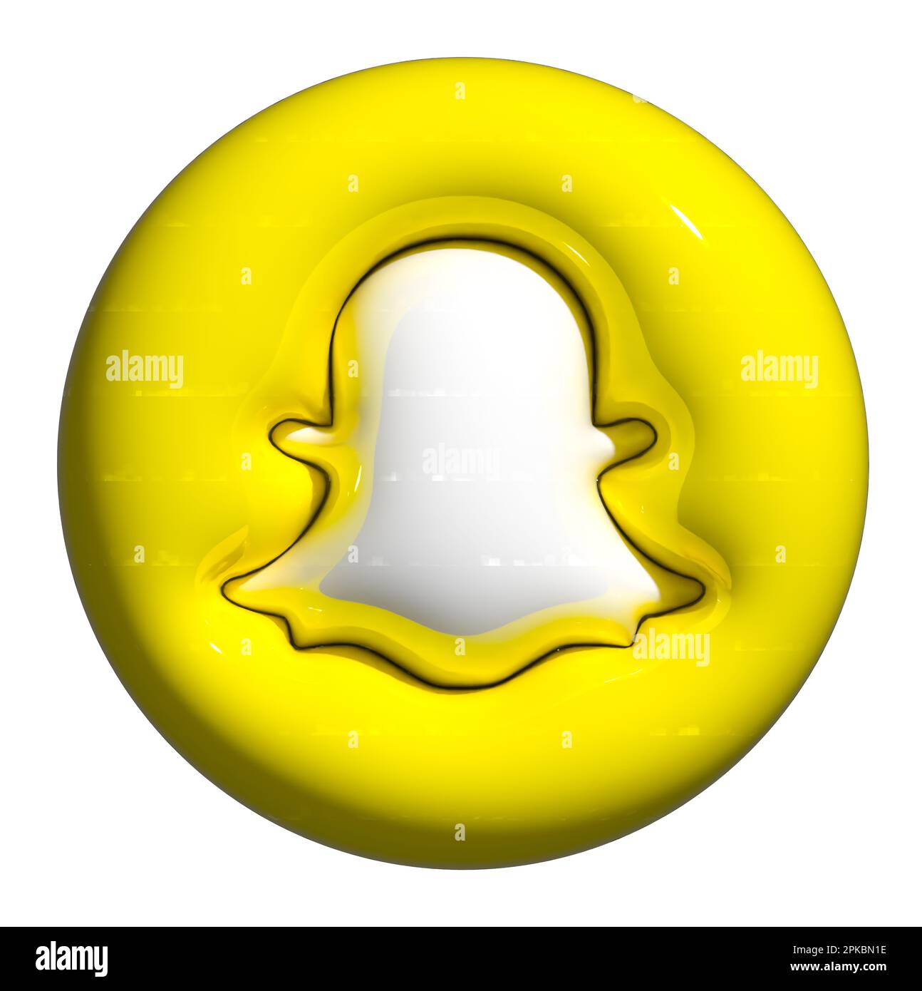 logo de l'application de médias sociaux Banque D'Images